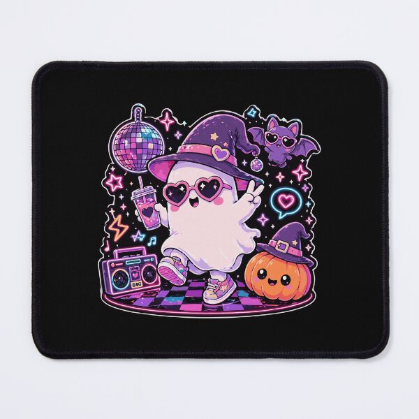 Item preview, Disco Ghoul Ghost - Retro Kawaii Spooky Party Aesthetic designed and sold by Hauntingly Cute.