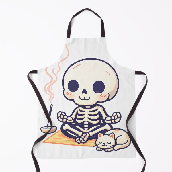 Item preview, Skeleton Halloween Meditating Essential T-Shirt designed and sold by SoftSproutstu.