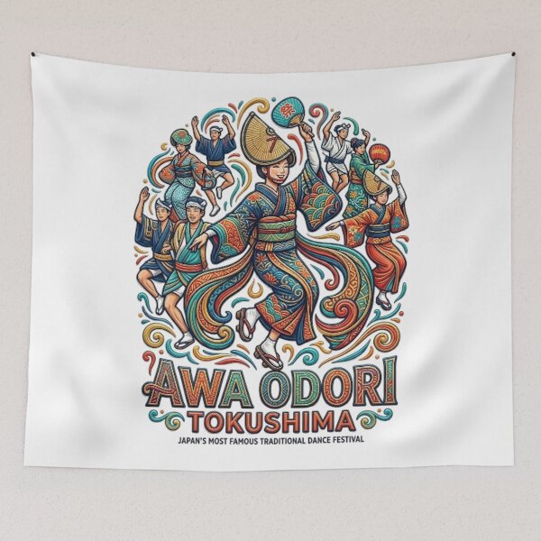 Item preview, AWA ODORI DANCE FESTIVAL TOKUSHIMA JAPAN designed and sold by likbatonboot.