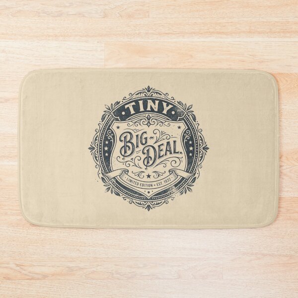 Item preview, Tiny Big Deal Vintage Badge Retro Ornate Lettering designed and sold by SplashTastic.