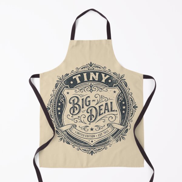 Item preview, Tiny Big Deal Vintage Badge Retro Ornate Lettering designed and sold by SplashTastic.