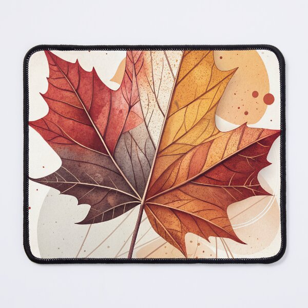 Item preview, Minimalist Maple Leaf Abstract Design designed and sold by Studio Atharv.