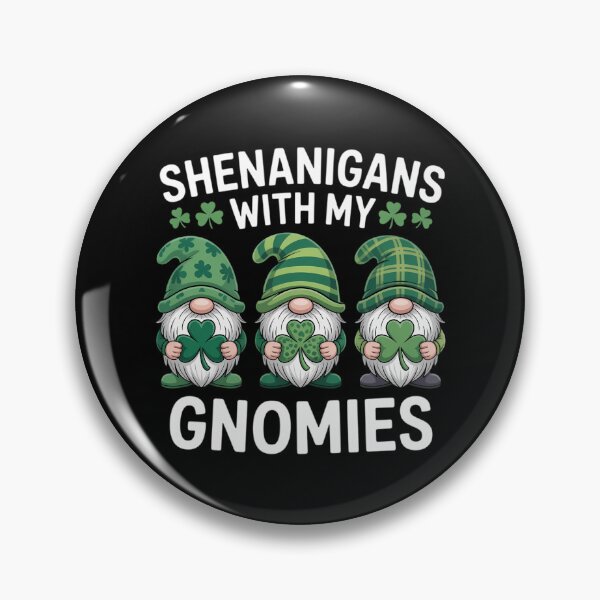 Item preview, St Patricks Day Lucky Shamrock Leopard Gnomes Irish designed and sold by TyraYoung.
