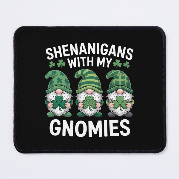 Item preview, St Patricks Day Lucky Shamrock Leopard Gnomes Irish designed and sold by TyraYoung.