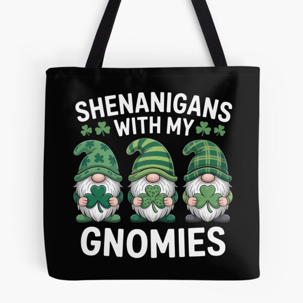 Item preview, St Patricks Day Lucky Shamrock Leopard Gnomes Irish designed and sold by TyraYoung.