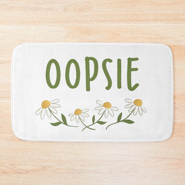 Item preview, Oopsie Daisy Floral Quote Sticker | Cottagecore Aesthetic Chamomile Flower Art | Funny Apology Gift designed and sold by Ink & Kind Studio.