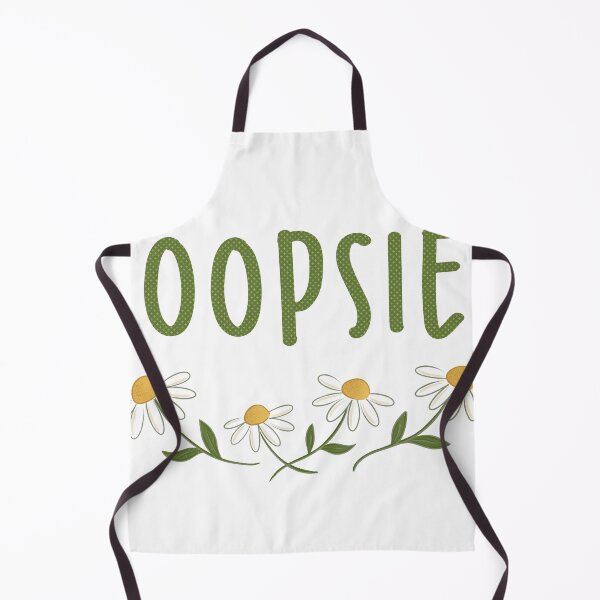 Item preview, Oopsie Daisy Floral Quote Sticker | Cottagecore Aesthetic Chamomile Flower Art | Funny Apology Gift designed and sold by therealkbyers.