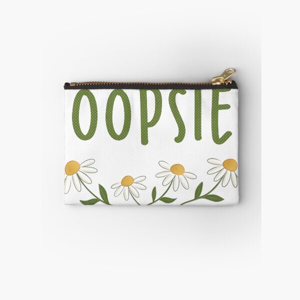 Item preview, Oopsie Daisy Floral Quote Sticker | Cottagecore Aesthetic Chamomile Flower Art | Funny Apology Gift designed and sold by therealkbyers.