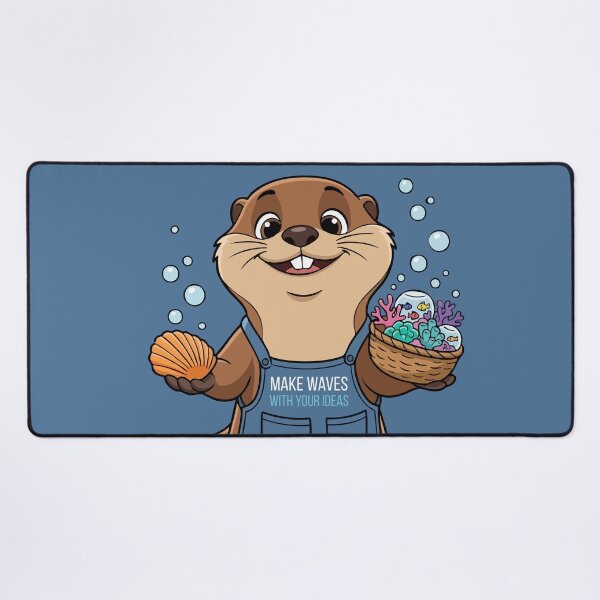 Item preview, Cute Otter Aquarium Designer – Make Waves With Your Ideas designed and sold by jindezign.