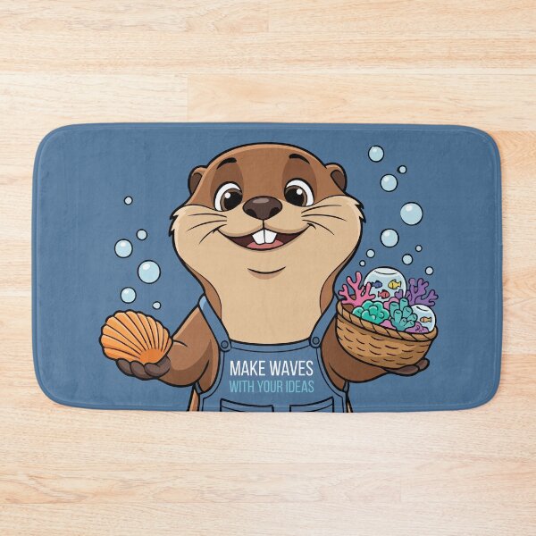 Item preview, Cute Otter Aquarium Designer – Make Waves With Your Ideas  designed and sold by jindezign.