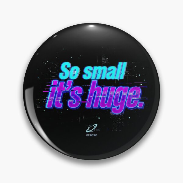 Item preview, So Small Its Huge Glitch Art Neon Vaporwave designed and sold by SplashTastic.