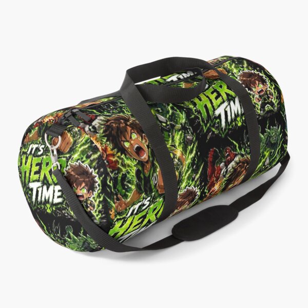Artikelvorschau, Ben 10 – Anime-Wutposter „It’s Hero Time“ – Alien Power Hype Design (Ästhetik grüner Energie) entworfen und verkauft von Kalinduboss.