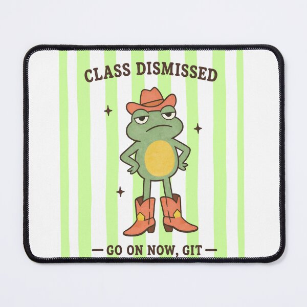 Item preview, Class Dismissed Funny Frog Cowboy  designed and sold by BohemianBandit.