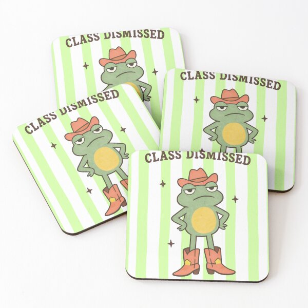 Item preview, Class Dismissed Funny Frog Cowboy  designed and sold by BohemianBandit.