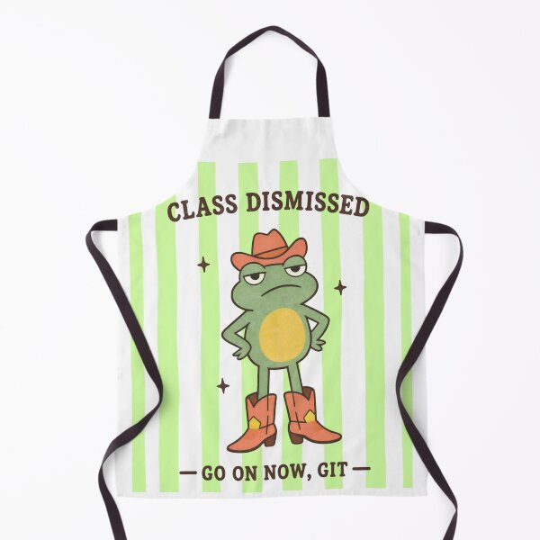 Item preview, Class Dismissed Funny Frog Cowboy designed and sold by BohemianBandit.