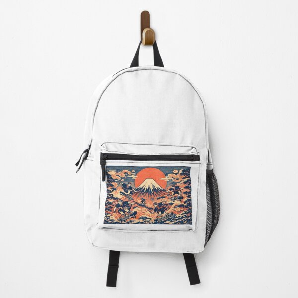 Item preview, The Great Ride off Mount Fuji designed and sold by AURA_REDBUBBLEstore.