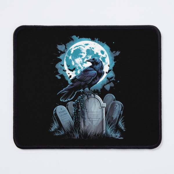 Item preview, Raven Bird Gothic Raven art Cemetery Fantasy designed and sold by TyraYoung.
