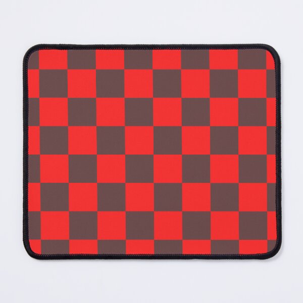 Item preview, Rose ebony & vivid red checkered designed and sold by Mint + Midnight.