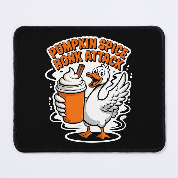 Item preview, Pumpkin Spice Honk Attack Goose Fall Coffee designed and sold by TyraYoung.