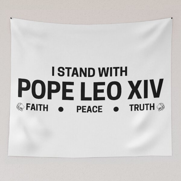 Item preview, Pope Leo XIV Shirt – I Stand With Pope Leo Catholic Faith Tee | Christian Gift & Religious Apparel designed and sold by Teetreasure2.