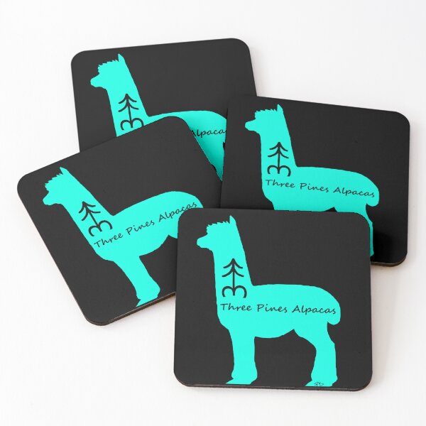 Item preview, Three Pines Alpacas in Turquoise designed and sold by Xiveramadu.