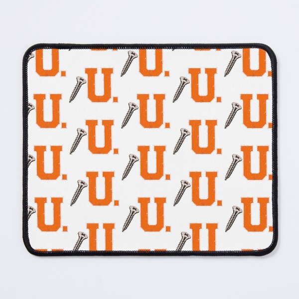 Item preview, SCREW U COLLECTION – Bright Orange White Collegiate Screw U – WORN LOOK designed and sold by WheelieGdArt.