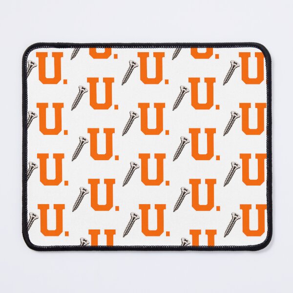 Item preview, SCREW U COLLECTION – Bright Orange White Collegiate Screw U – CLEAN LOOK designed and sold by WheelieGdArt.