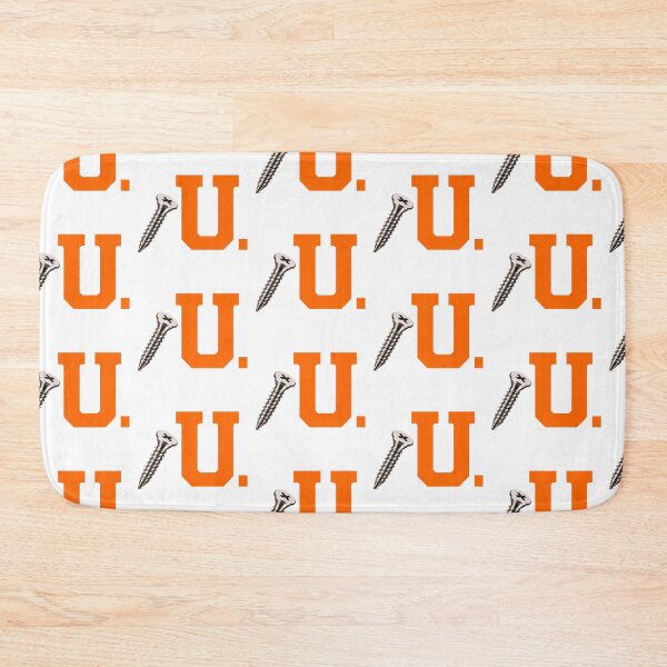 Item preview, SCREW U COLLECTION – Bright Orange White Collegiate Screw U – CLEAN LOOK designed and sold by WheelieGdArt.