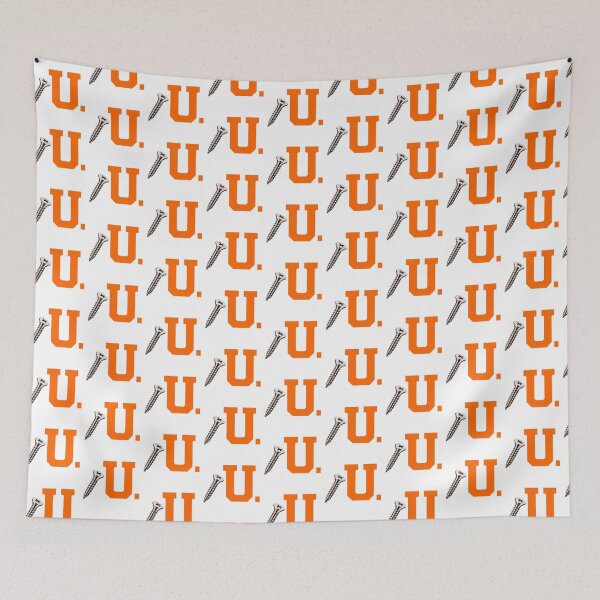 Item preview, SCREW U COLLECTION – Bright Orange White Collegiate Screw U – CLEAN LOOK designed and sold by WheelieGdArt.