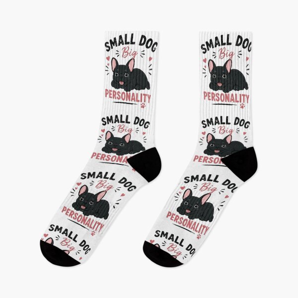 Item preview, French Bulldog Small Dog Big Personality Cute Frenchie Print designed and sold by MonNoir.