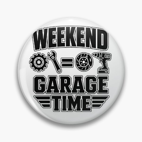Item preview, Weekend Garage Time – DIY Mechanic Humor Tool Lover Design designed and sold by Divakar Fashion.