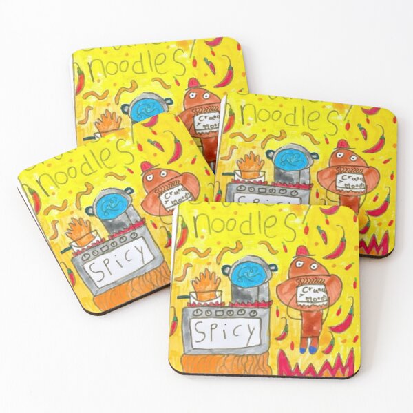 Item preview, Spicy Noodles Pack Art designed and sold by okanezimhof.