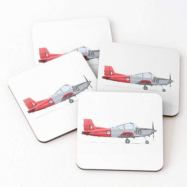 Item preview, PAC CT-4B AIRTRAINER NZ1946 RNZAF 1980 designed and sold by Grubby Fingers Aircraft Illustration.