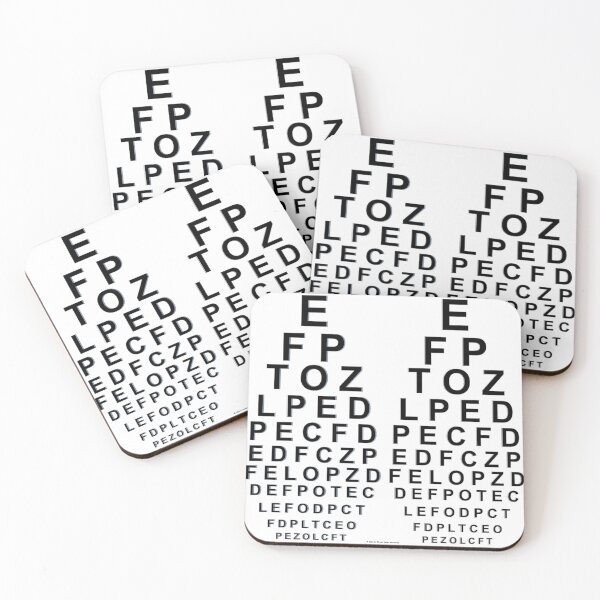 Item preview, Eye Chart Stereogram - Black Letters designed and sold by hendrickssdh.