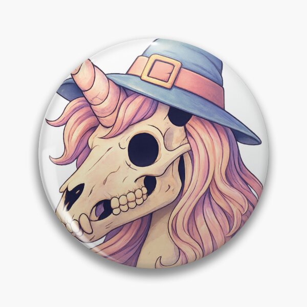 Item preview, Skeleton Unicorn Witch Essential T-Shirt designed and sold by SoftSproutstu.