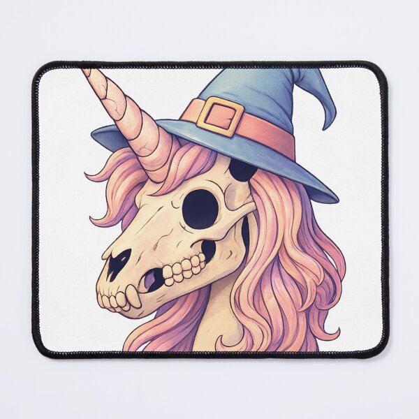 Item preview, Skeleton Unicorn Witch Essential T-Shirt designed and sold by SoftSproutstu.