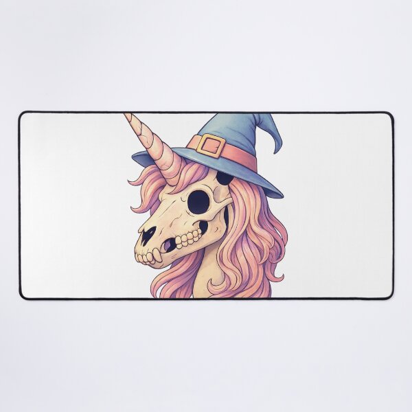 Item preview, Skeleton Unicorn Witch Essential T-Shirt designed and sold by SoftSproutstu.