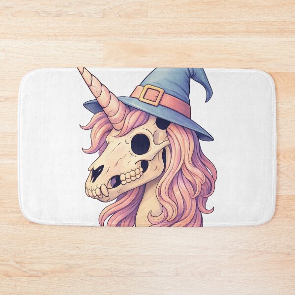 Item preview, Skeleton Unicorn Witch Essential T-Shirt designed and sold by SoftSproutstu.
