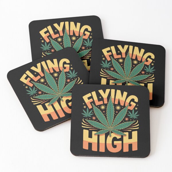 Item preview, Flying High Retro Weed Lover designed and sold by Say It With Ink.
