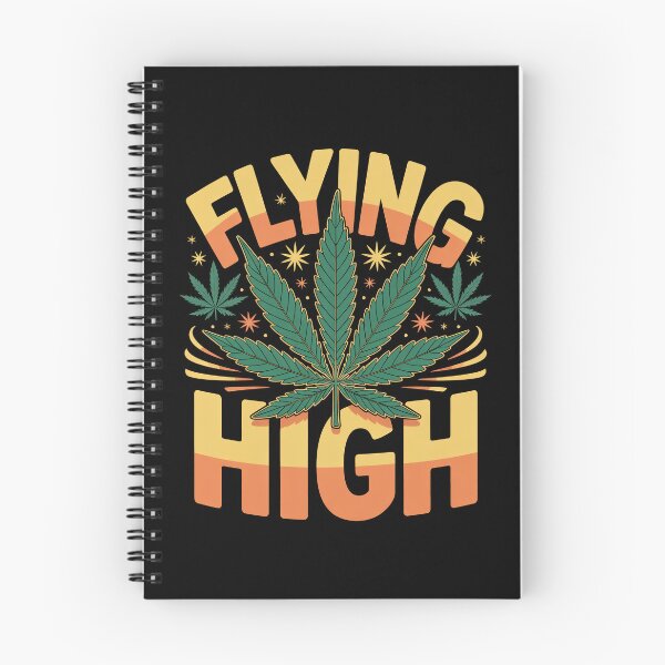 Item preview, Flying High Retro Weed Lover designed and sold by Say It With Ink.