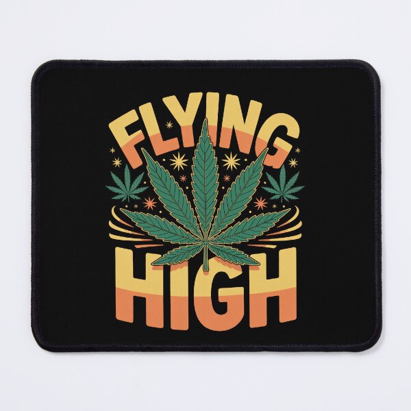 Item preview, Flying High Retro Weed Lover designed and sold by Say It With Ink.