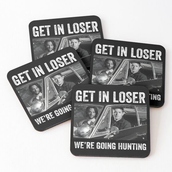Item preview, Vintage Get In Loser We’re Going Hunting Supernatural  designed and sold by PmindHalow.