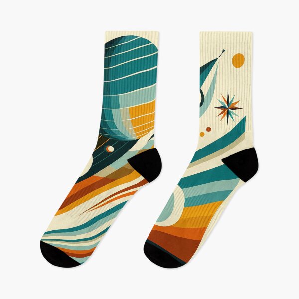 Item preview, Retro Rocket and Planets in Geometric Space designed and sold by InkSmithery.