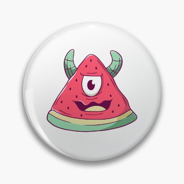 Item preview, Funny Watermelon Monster Cyclops Fruit designed and sold by matildampugh.