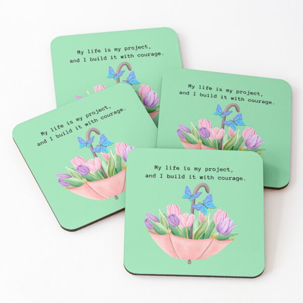 Item preview, My Life Is My Project And I Build It With Courage designed and sold by EveOnlineStory.