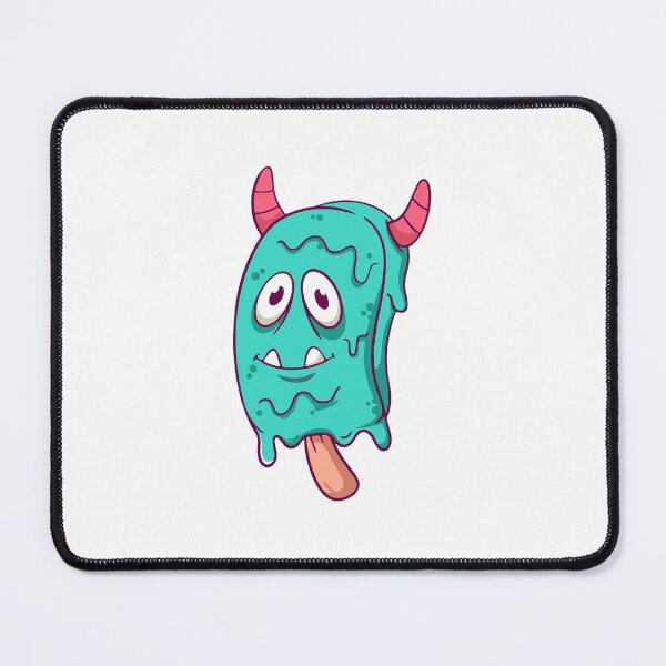 Item preview, Spooky Teal Melting Ice Pop Monster designed and sold by matildampugh.