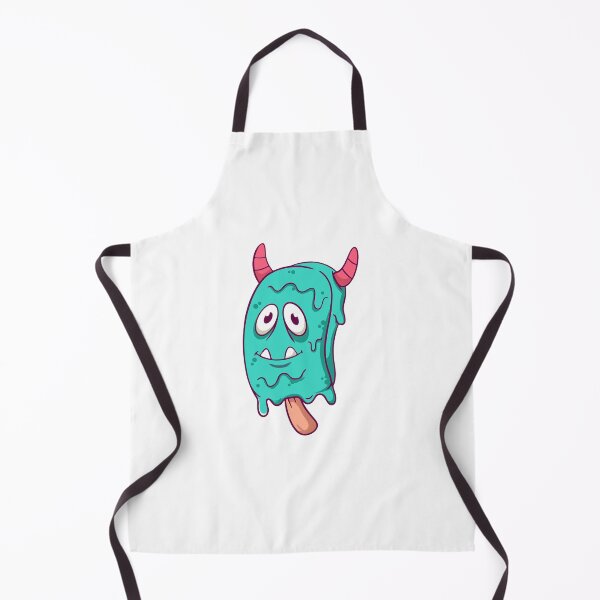 Item preview, Spooky Teal Melting Ice Pop Monster designed and sold by matildampugh.