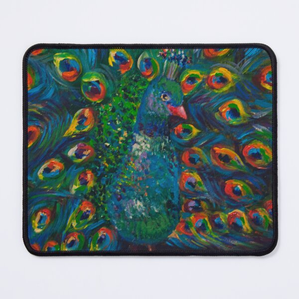 Item preview, A vibrant peacock designed and sold by Agnieszka Gajewska art.