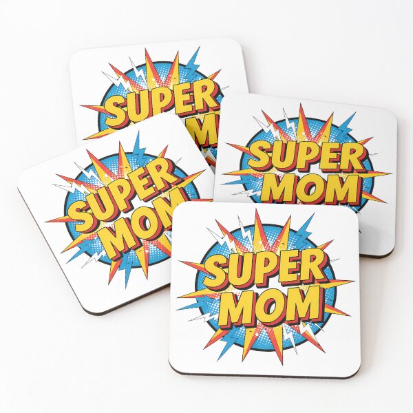 Item preview, Super Mom Comic Hero Design designed and sold by Teeny Quities.