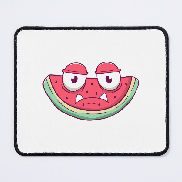 Item preview, Grumpy Watermelon Slice Monster with Fangs designed and sold by matildampugh.